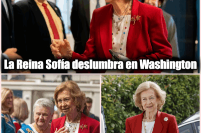 La Reina Sofía deslumbra en Washington con un elegante estilismo bicolor en el simposio America&Spain250