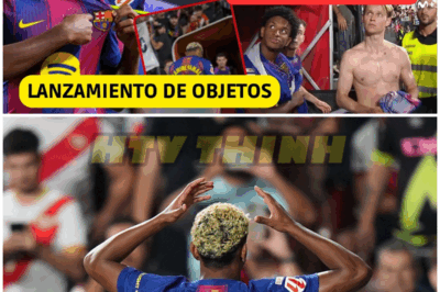 BOCHORNO! FILTRAN VIDEO de LANZAMIENTO de OBJETOS A LAMINE en VALLECAS y AMENAZAS a LOS JUGADORES – HTT