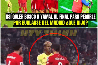 ¡Arda Güler Casi Llega a las Manos con Lamine Yamal! Cuando la Provocación se Convierte en Furia: “Porque en el fútbol, un empujón vale más que mil palabras.” – HTT