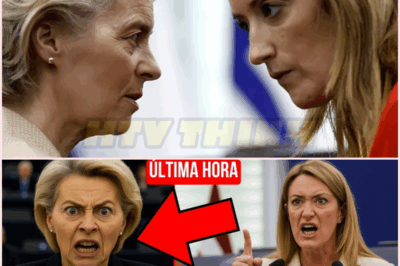 🔥💥¡MÁXIMA TENSIÓN EN BRUSELAS!💥🔥 Roberta Metsola y Úrsula Von der Leyen se ENFRENTAN en un choque explosivo tras intento de expulsar a Meloni