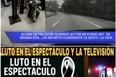 ¡Impacto total! El luto envuelve a la televisión tras la partida instantánea de una leyenda de las telenovelas.