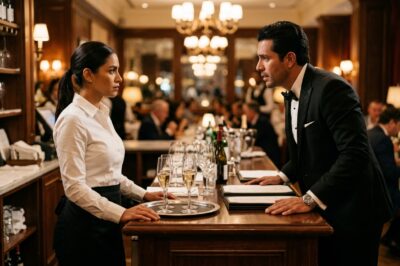 El Millonario vio a su amiga de la infancia sirviendo mesas… ella fingió no conocerlo pero él…