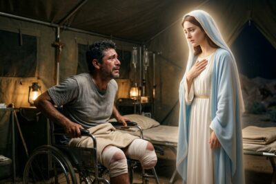 Perdió sus piernas por proteger la imagen de la Virgen… y Ella se le apareció llorando por él