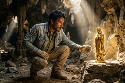 Un explorador halló una estatua de la Virgen de oro en una cueva… y su vida cambió para siempre