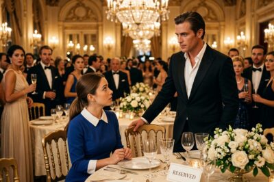 La Conserje se sentó accidentalmente en la mesa del Multimillonario y él cambió por completo su vida